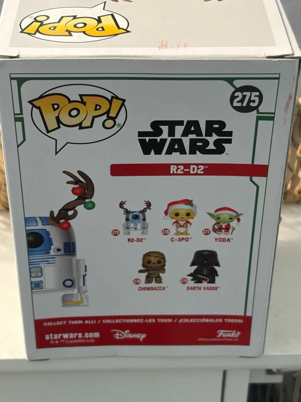 Funko Pop! Star Wars Holiday R2-D2 vinyl figure - Picture 2 of 4